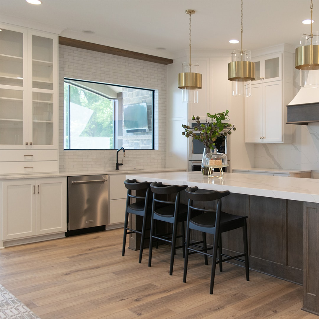 picture window above kitchen sink