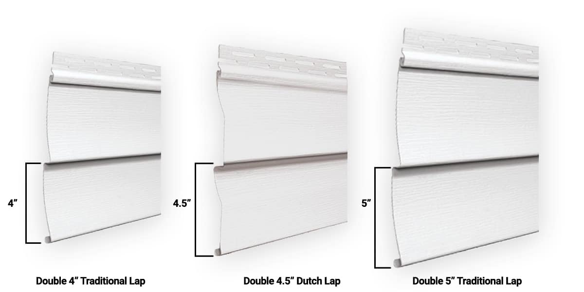 preview of ashton heights siding in dover white color swatch