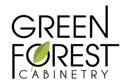 green forest cabinetry logo