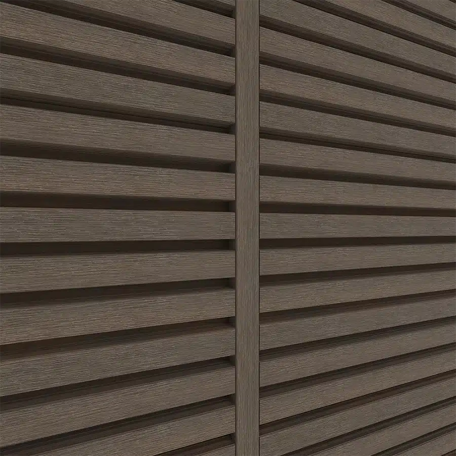 exterior wall with brazilian ipe siding