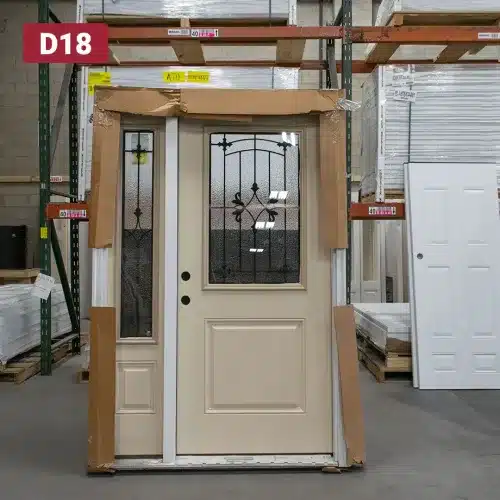 fiberglass entry door with sidelite