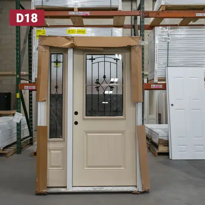 fiberglass entry door with sidelite