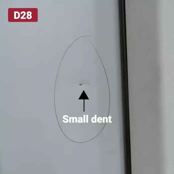 small dent in entry door