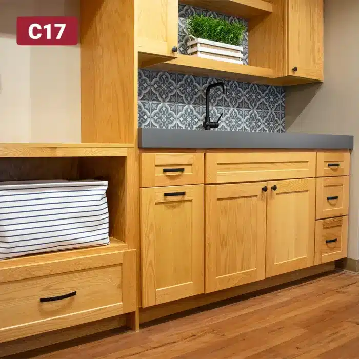 cabinetry with closet storage for laundry room