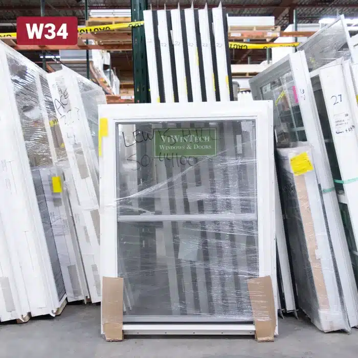 white vinyl window with original packaging